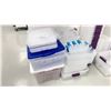 Image 2 : LARGE LOT OF PLASTIC STORAGE TOTES