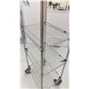 Image 2 : 4 TIER SQUARE METRO RACK WITH EASILY ADJUSTABLE SHELVES