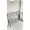 Image 2 : STAINLESS STEEL WORK TABLE WITH BOTTOM RACK APPROX 4 X 2 X 3'