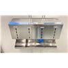 Image 1 : TERRA UNIVERSAL STAINLESS STEEL WALL MOUNT BIOSAFE DISPENSER APPROX 2.5 X 2'