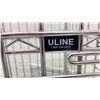 Image 3 : ULINE 4 TIER METAL MOBILE RACK WITH CAGE