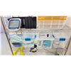 Image 3 : 5 TIER ULINE MOBILE RACK WITH CONTENTS; ASSORTED CLEAN ROOM GOWNS AND MORE