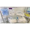 Image 4 : 6 TIER ULINE MOBILE RACK WITH ASSORTED SIZED GLOVES