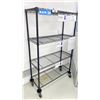 Image 2 : 4 TIER BLACK METAL MOBILE RACK