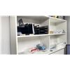 Image 2 : BOOKSHELF STYLE CABINET WITH 2 SLIDING DOORS APPROX 5' X 6.5' (CONTENTS NOT INCLUDED)
