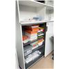Image 3 : BOOKSHELF STYLE CABINET WITH 2 SLIDING DOORS APPROX 5' X 6.5' (CONTENTS NOT INCLUDED)