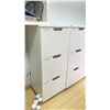 Image 2 : 4 3 DRAWER FILE CABINETS APPROX 1.5X 1.5 X 4'