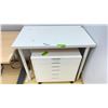 Image 1 : WHITE TABLE 3 X 2' AND 6 DRAWER ORGANIZER
