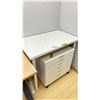 Image 3 : WHITE TABLE 3 X 2' AND 6 DRAWER ORGANIZER