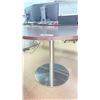 Image 2 : ROUND TABLE APPROX 3' CIRCUMFERENCE  AND 3 DRAWER MOBILE FILE CABINET
