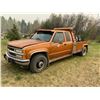 Image 1 : 1996 Chevrolet 3500 Ext Cab – 4x4 Tow Truck, 5 speed Standard, Diesel, Vulcan Deck, Wheel L