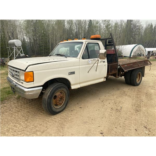 1990 Ford F350, V8-460 motor, 5 speed Transmission, 8’6” x 6’8” 