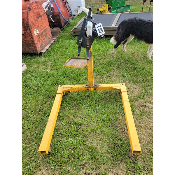 Rolling Engine stand