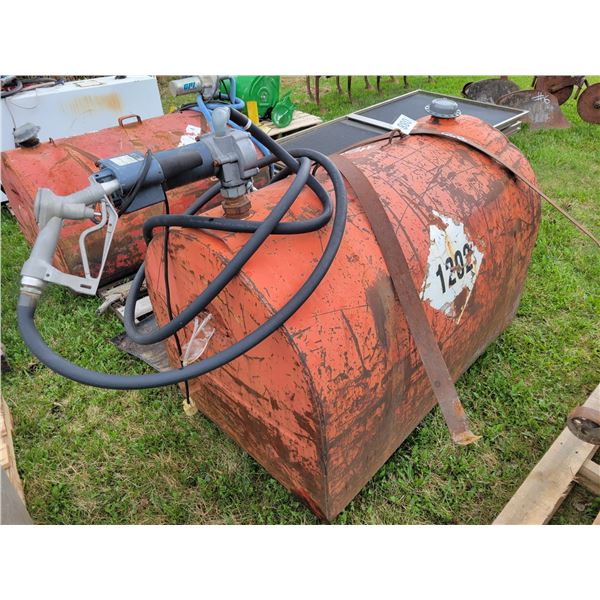 Red tidy tank c/w 12-Volt pump