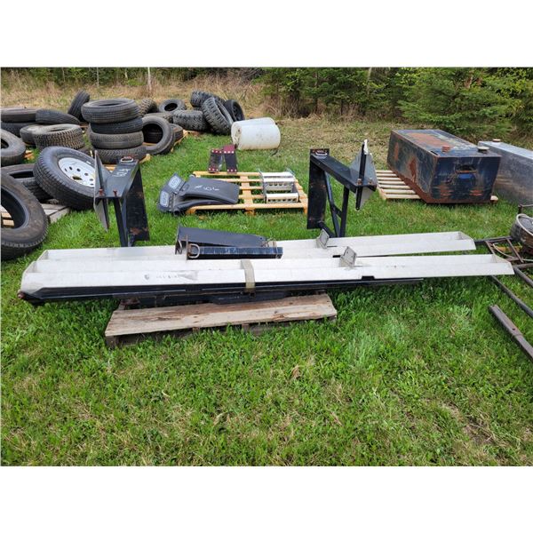 Racking for a hotshot truck