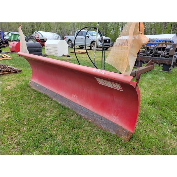 Western Snowblade mtd on Bobcat Q/attach. Frame