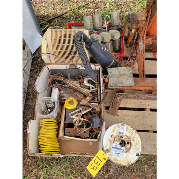 Misc. wire, clamps etc.