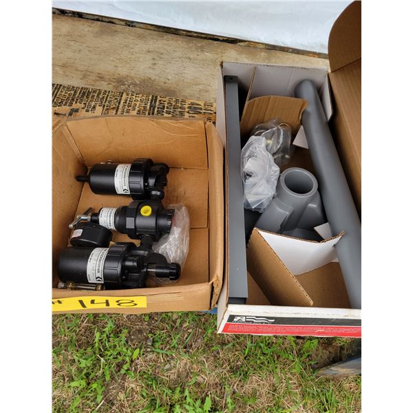 Plastic fittings & 3- air accessories