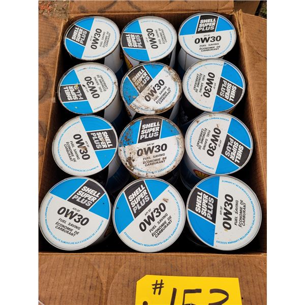 (So much each x 24) 24- Shell 0W30 oil tins