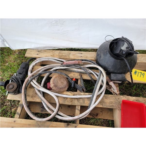 Grinder, cables, polisher, temp. controller