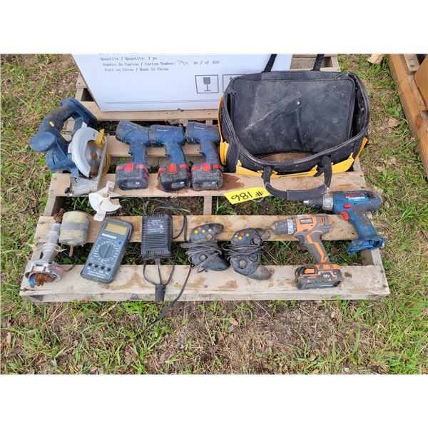 Cordless tools, tester