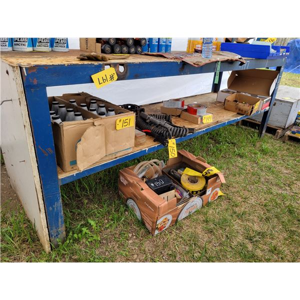 Steel blue work counter