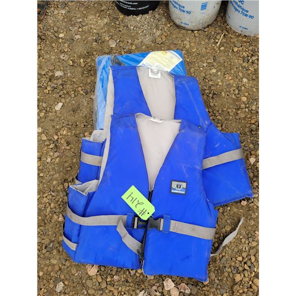 2- XXL life jackets