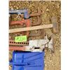 Image 2 : Pipe wrenches, sledge hammer, shovel & level