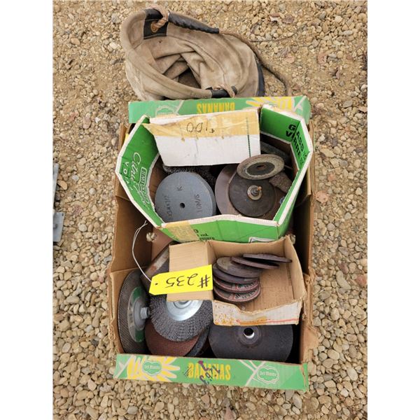 Qty of grinding and buffing wheels