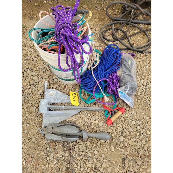 2- Anchors & various ropes