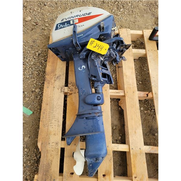 Evinrude boat motor, 6 hp