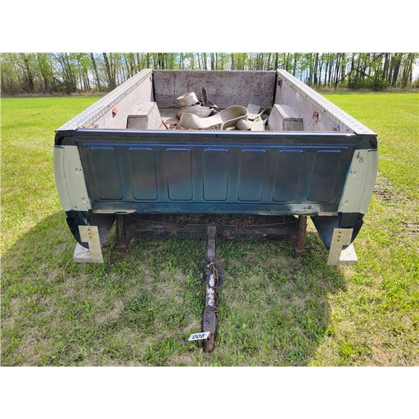 Chev 1-ton dually box c/w single axle trailer