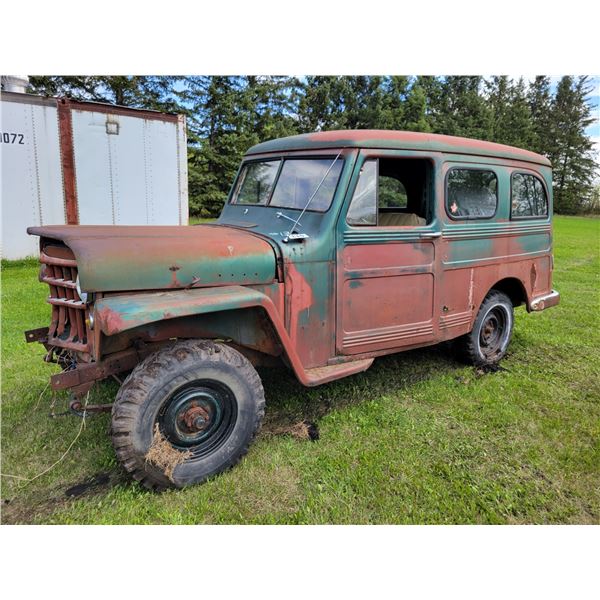Willy's Jeep, 4 wheel drive, 2-door, no motor, Sold for parts (West Yard)