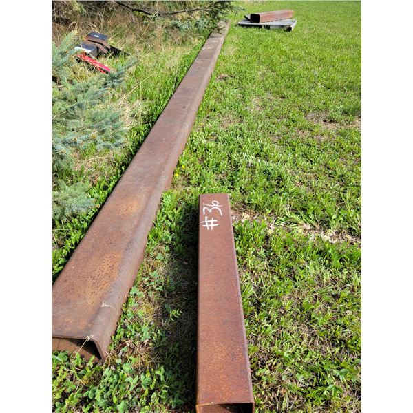 24' x 10" x 6" & 4' x 10" x 6" Steel tubing  (West Yard)