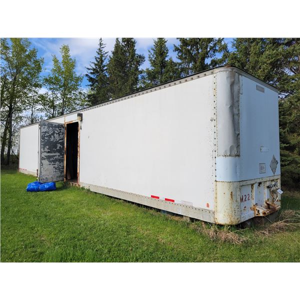 Fruehauf 48 ft, Van, rear & side door (West Yard, Buyer responsible to load out, Contents do NOT go 