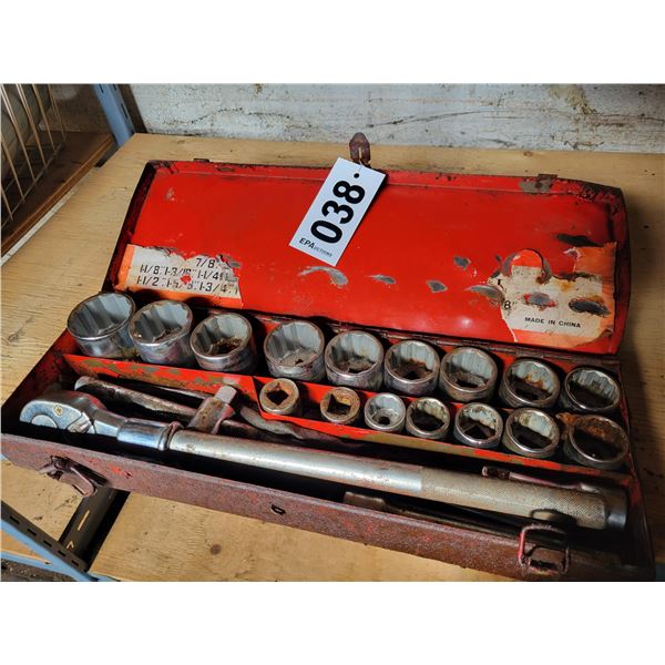Westward 3/4" socket set