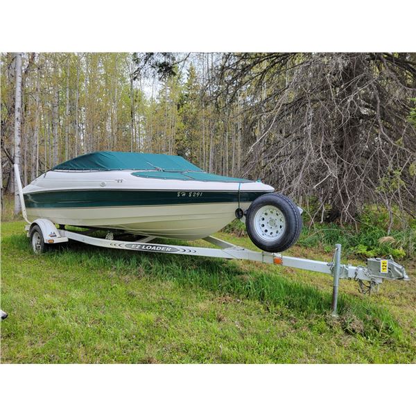 1999 Campion Allante Boat, Approx. 17.5 ft, open bow, c/w Alpha one merc cruiser, in-board, SN. ZBI5