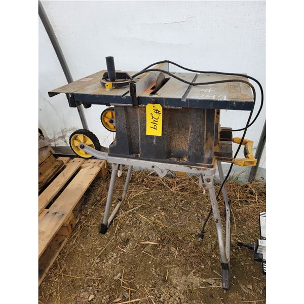 Mastercraft table saw