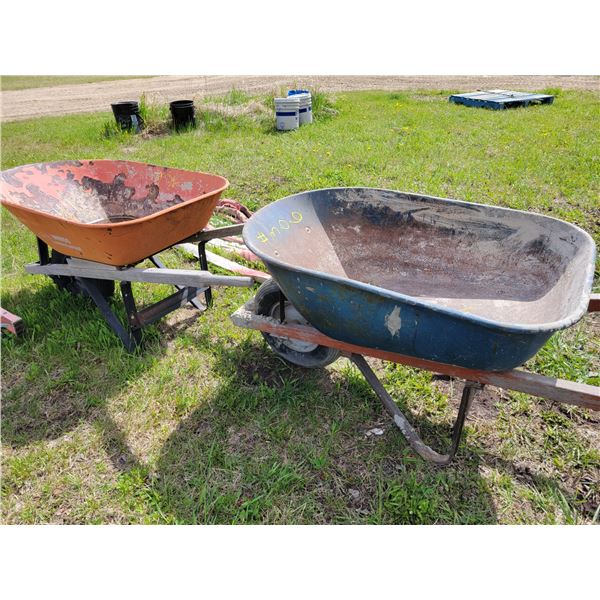 2- Wheel barrows