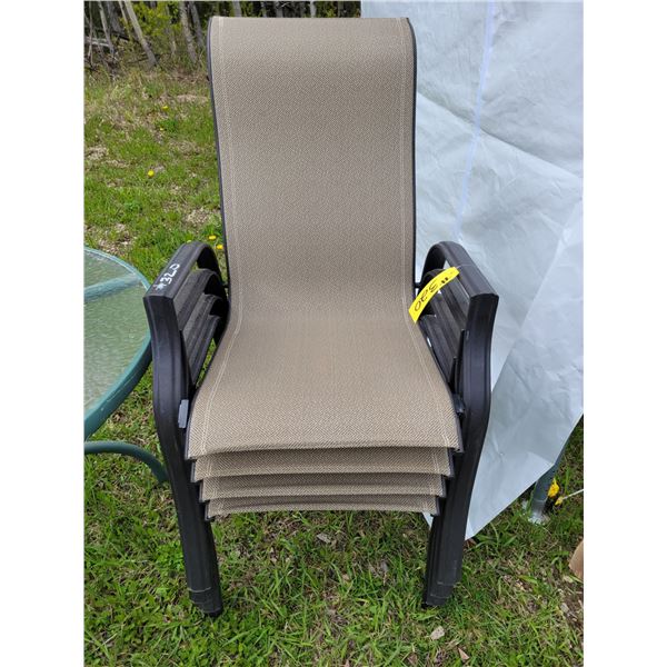 4- Lawn chairs (beige)