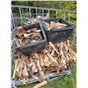 Image 2 : 1- Lot of birch kindling & containers