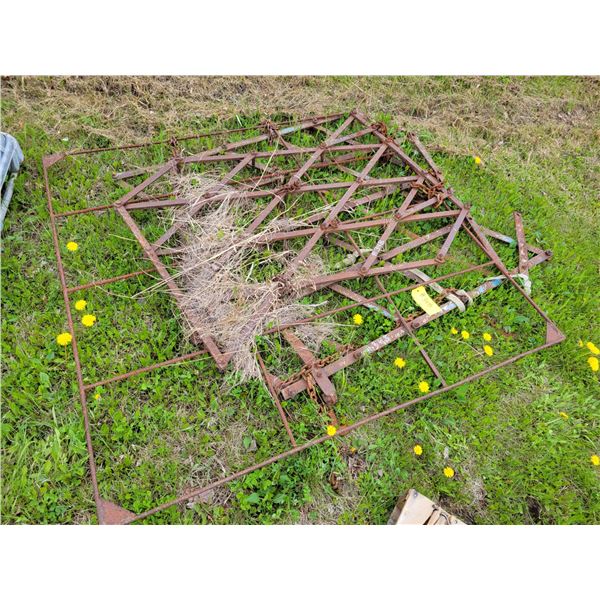 2- Harrows and metal frame
