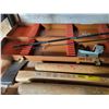 Image 2 : Rod & rod holder, 2- bats & axe