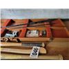 Image 3 : Rod & rod holder, 2- bats & axe