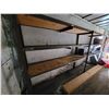 Image 2 : (so much each x2) 2- 194" x 7 ft, 4-row metal shelf c/w plywood (In Van-West Yard)