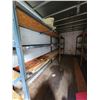Image 3 : (so much each x2) 2- 194" x 7 ft, 4-row metal shelf c/w plywood (In Van-West Yard)