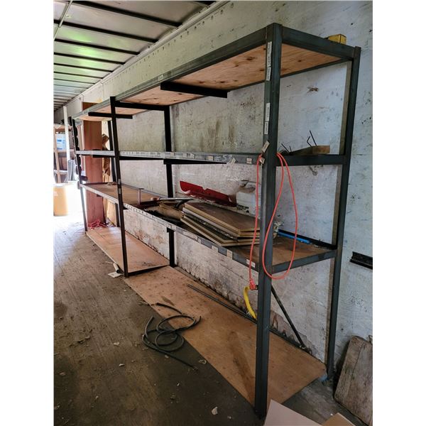 194" x 7 ft Steel shelf unit (In Van-West Yard)