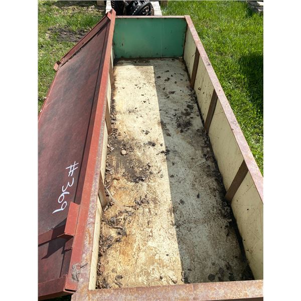 Metal open storage box