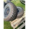 Image 6 : (so much each x 4) 4- Tires & rims, BF Goodrich, LT315/75R16 & 8-hole rims
