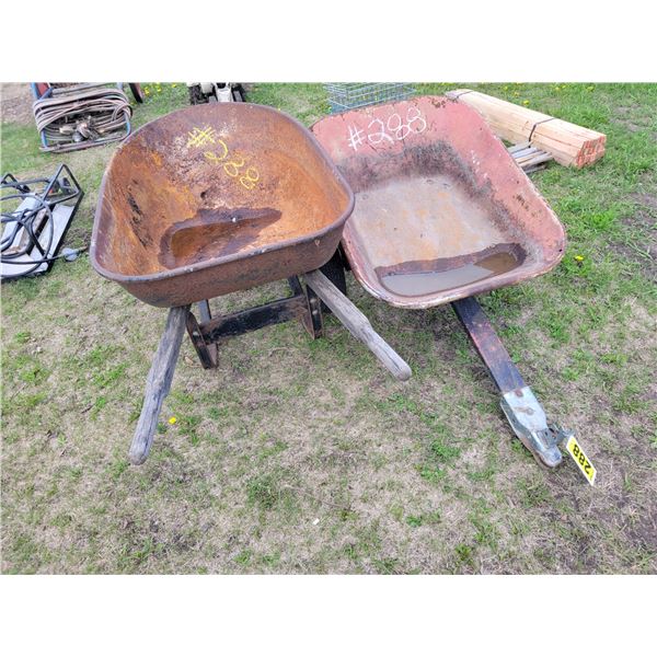 2- Wheel barrows